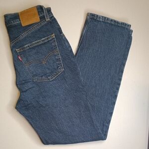 Levi's Premium 70s High Slim Straight Medium Wash Blue Jeans W26 L29